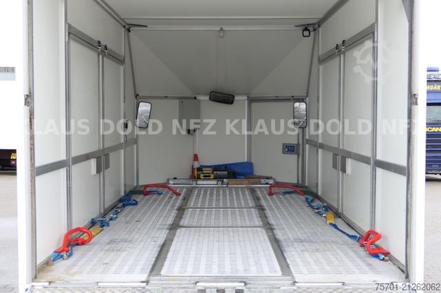 Car carrier trailer  Moetefindt FTK 235 Autotransporter Kofferaufbau