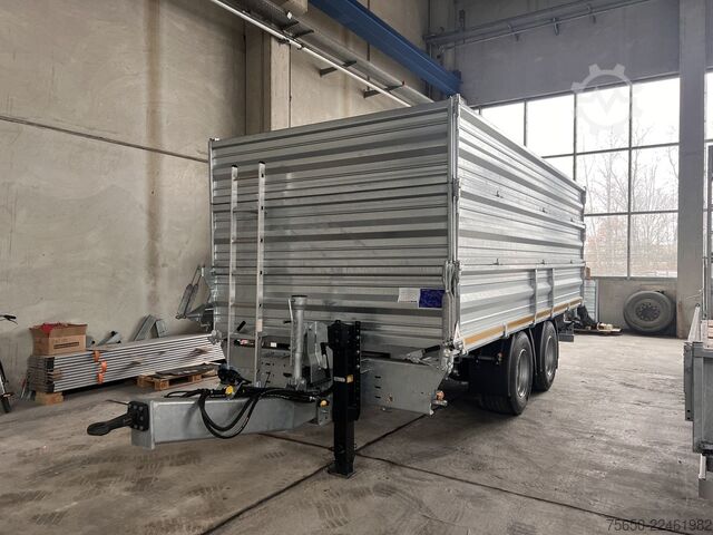 Tipper trailer Möslein TTD 19 AB  19 t Tandemkipper Tieflader, Breitbereifung 2 x Aufsatzbordwänden-- Neufahrzeug --