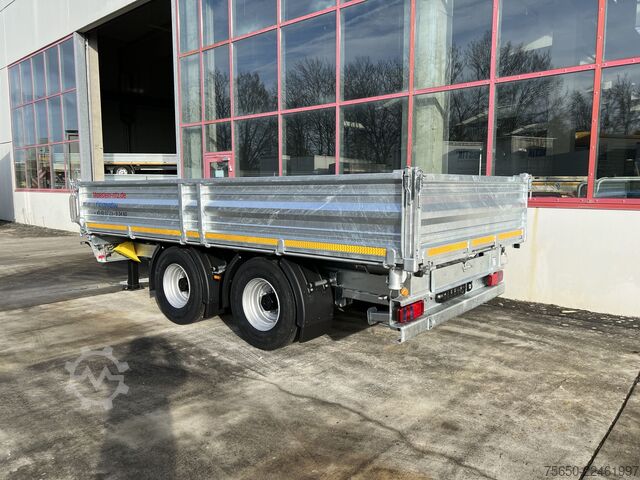 Tipper trailer Möslein TTD 19 B  19 t Tandemkipper- Tieflader, Breitbereifung