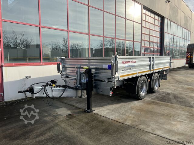 Tipper trailer Möslein TTD 19 B  19 t Tandemkipper- Tieflader, Breitbereifung