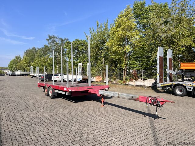 Open trailer Auwärter X-LTL110  Tandempritsche, ausziehbar