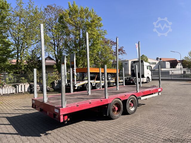 Open trailer Auwärter X-LTL110  Tandempritsche, ausziehbar