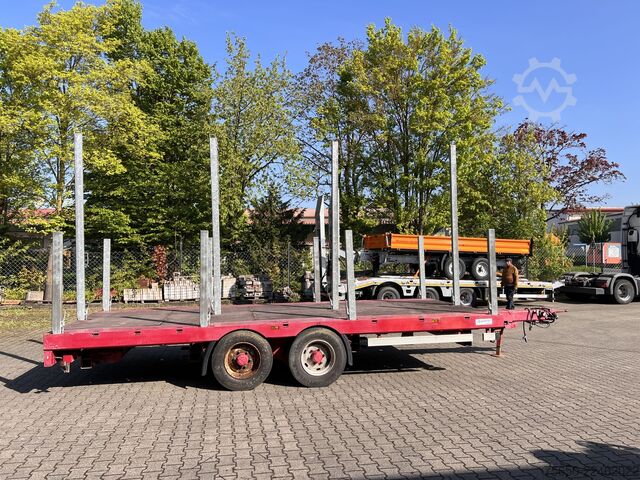 Open trailer Auwärter X-LTL110  Tandempritsche, ausziehbar