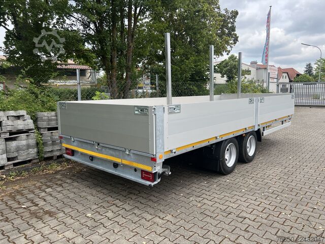 Open trailer Möslein THT 14,4 G 7,20 L  14,4 t Tandem- Pritschenanhänger- Tieflader