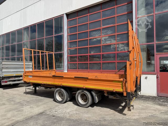 Tipper trailer Blomenröhr 896/14000  14 t Tandem 2 Seiten Kipper   Tieflader
