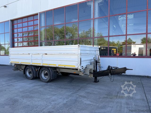 Nutzfahrzeug  18 t  18 t Tandemkipper- Tieflader, Aufsatzbordwände