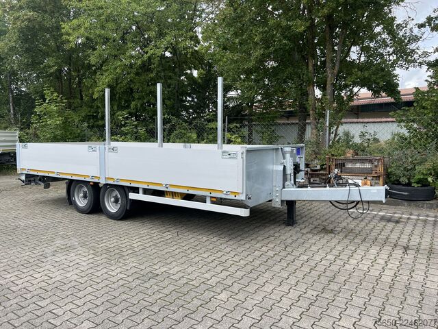 Anhänger mit offener Pritsche Möslein THT 11 G 6,2 L  Tandem- Pritschenanhänger- Tieflader