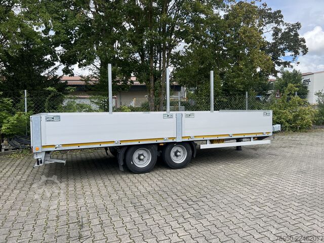 Anhänger mit offener Pritsche Möslein THT 11 G 6,2 L  Tandem- Pritschenanhänger- Tieflader