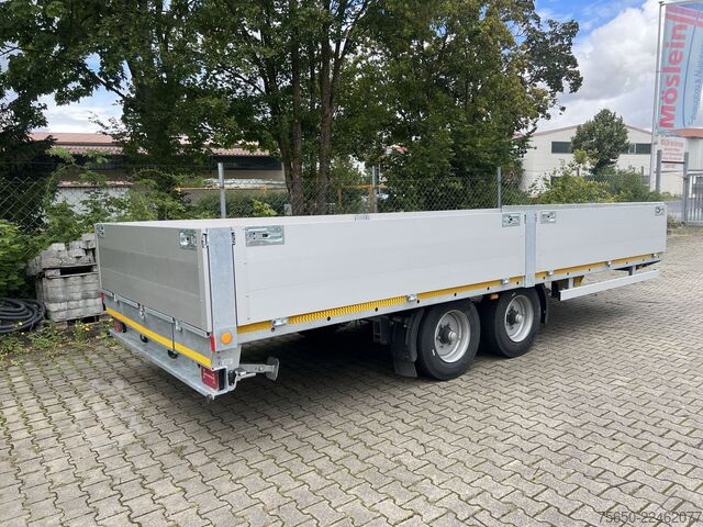 Anhänger mit offener Pritsche Möslein THT 11 G 6,2 L  Tandem- Pritschenanhänger- Tieflader