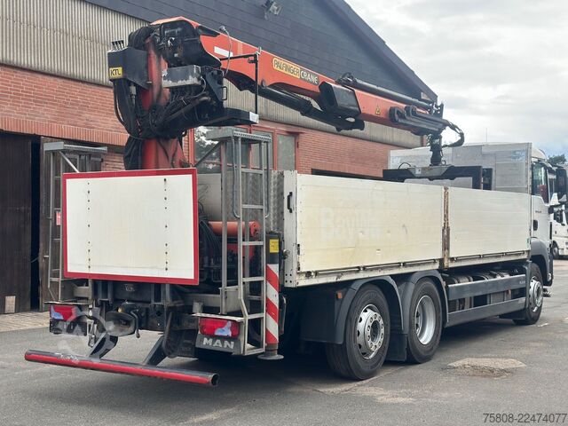 Truck mounted crane MAN TGS 26.440 Baustoff Palfinger PK 18001L Lenk