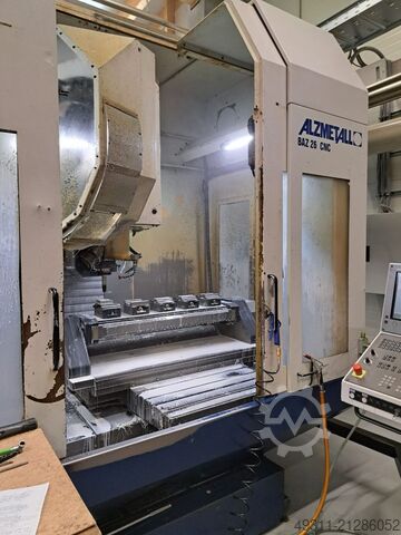 CNC - Bearbeitungszentrum mit 4ter Achse Alzmetall BAZ 26 CNC
