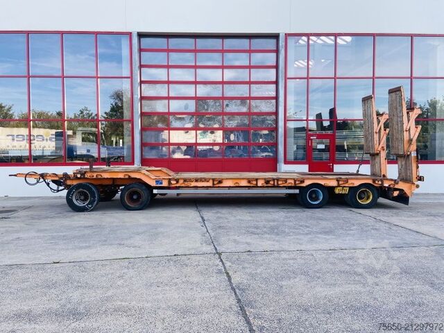 Low loader trailer Müller Mitteltal T4 Kompakt 40,0  4 Achs Tieflader- Anhänger