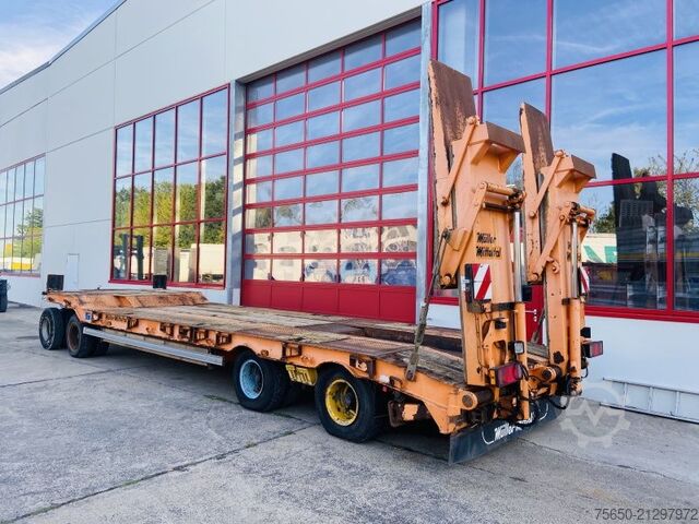 Low loader trailer Müller Mitteltal T4 Kompakt 40,0  4 Achs Tieflader- Anhänger
