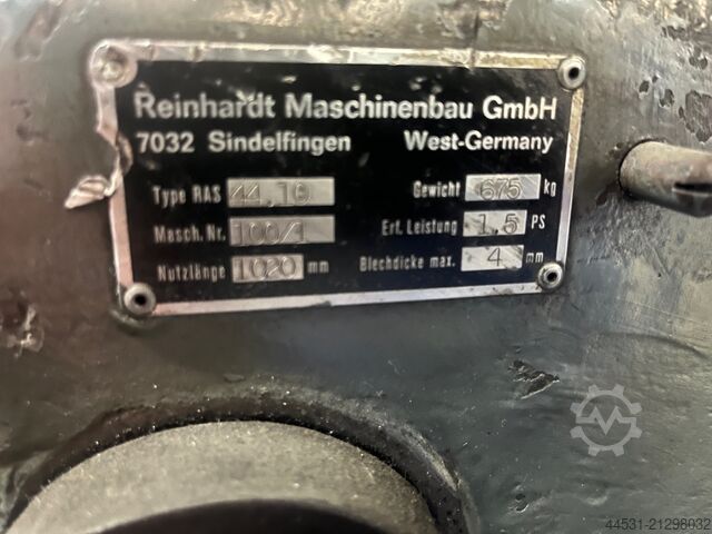 Vierwalzen Blechbiegemaschine Blechbiegemaschine RAS 44/10