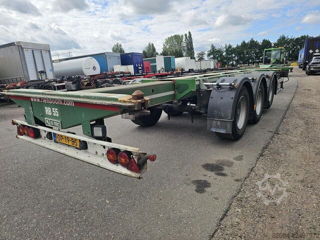 Transport von Containern D-TEC FLEXITRAILER /all connections / 3 x extendible/...