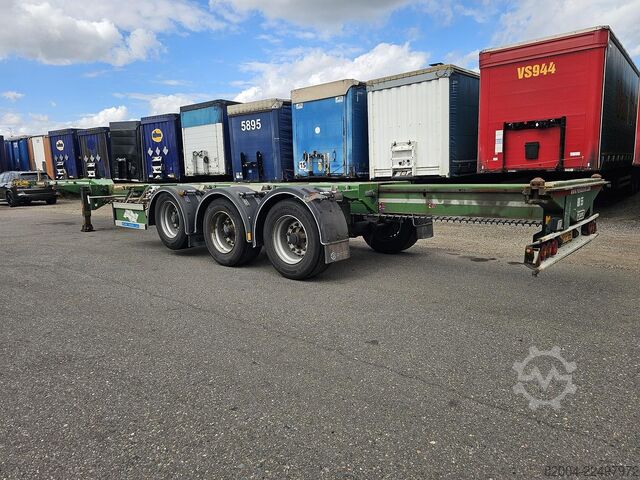 Transport von Containern D-TEC FLEXITRAILER /all connections / 3 x extendible/...