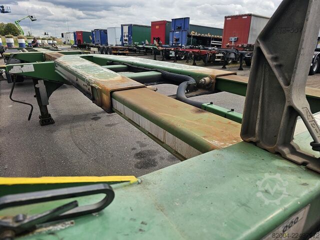 Transport von Containern D-TEC FLEXITRAILER /all connections / 3 x extendible/...