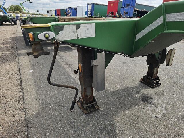Transport von Containern D-TEC FLEXITRAILER /all connections / 3 x extendible/...