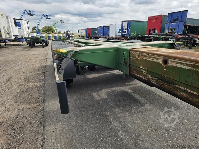 Transport von Containern D-TEC FLEXITRAILER /all connections / 3 x extendible/...