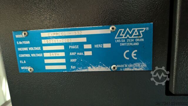 Automatic bar feeder for diameters from Ø3 to Ø32 LNS Hidrobar Express 332