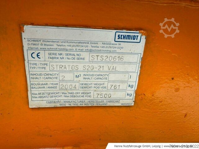 Agricultural machine Schmidt Streuer Stratos S 20