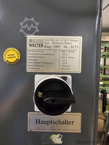 Werkzeugschleifmaschine CNC 5 Achs Walter HELITRONIC POWER