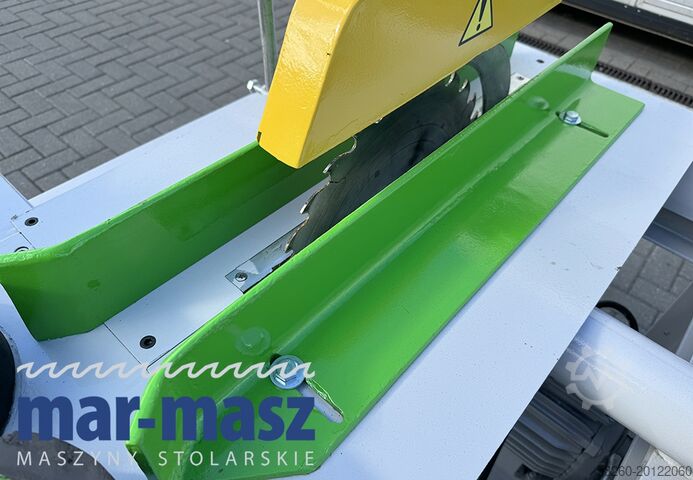 Saw for longitudinal cutting of palisades  