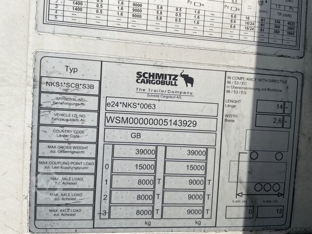 Refrigerated/freezer transport Schmitz Cargobull Fridge Thermoking SLXe Spectrum / Multitemp / S...