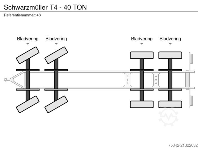Low loader Schwarzmüller T4 -   40 TON