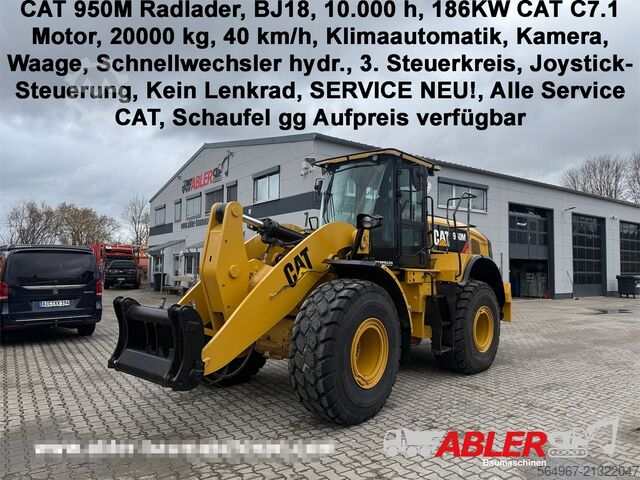 Loader Caterpillar 950M Radlader Klima Kamera SW Waage