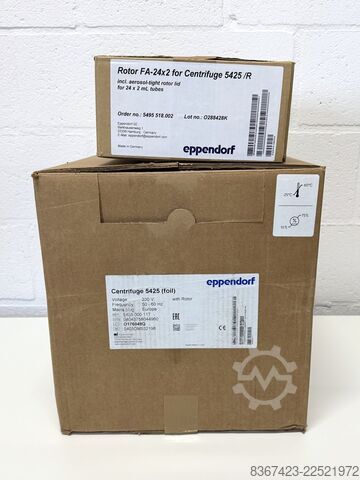 Centrifuge Eppendorf Centrifuge 5425 + FA-24x2 Rotor