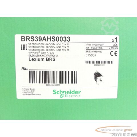 Schneider Electric Motor Schneider Electric BRS39AHS0033 / VRDM3910/50LHB  SN:2900265085 - ungebr.! -