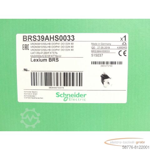 Schneider Electric Motor Schneider Electric BRS39AHS0033 / VRDM3910/50LHB SN:2900272790 - ungebr.! -