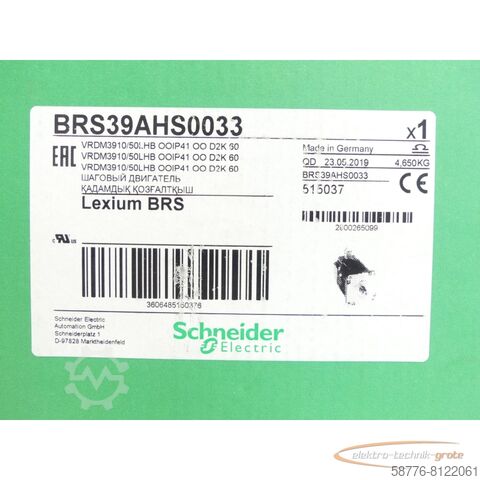 Schneider Electric Motor Schneider Electric BRS39AHS0033 / VRDM3910/50LHB SN:2900265099 - ungebr.! -