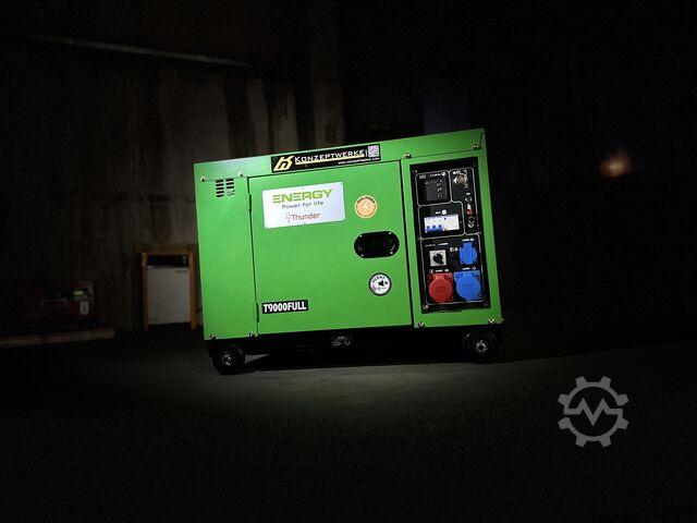 Generator 7,2 KW / 9,0 kVA ENERGY Diesel Notstromaggregat 7,2 KW / 9,0 kVA