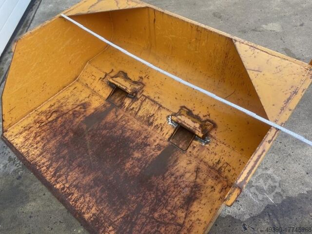 Bucket with tipping function for forklift, snow clearing bucket, forklift bucket, tipping bucket, sn BAUER BSM 90