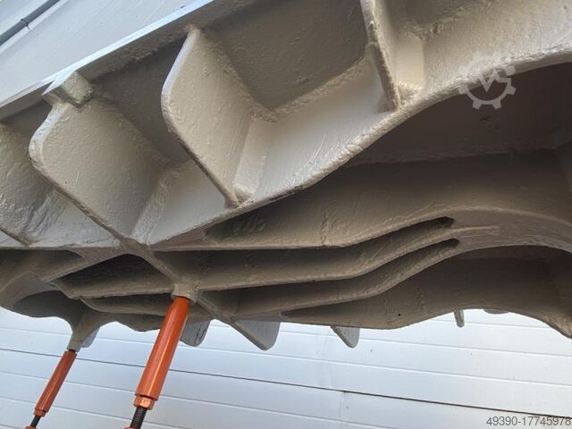 Straightening and welding plate, cast steel and grey cast iron, heavily ribbed, heavy-duty straighte  2000x1000