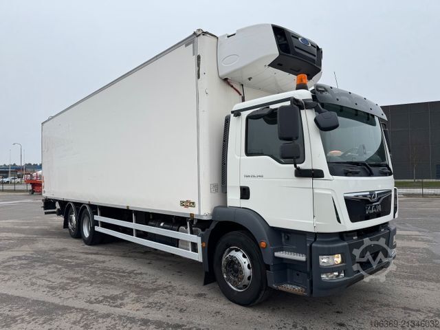 Kühlkoffer-LKW MAN TGM 26.340 6x2*4 Euro 6 Chereau / Carrier 9.8 m