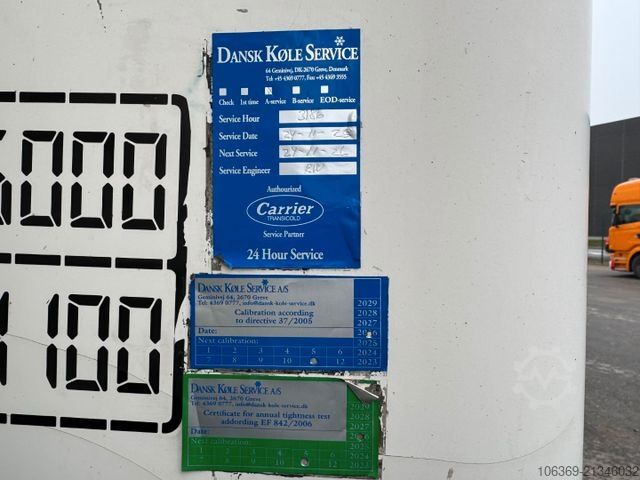 Kühlkoffer-LKW MAN TGM 26.340 6x2*4 Euro 6 Chereau / Carrier 9.8 m