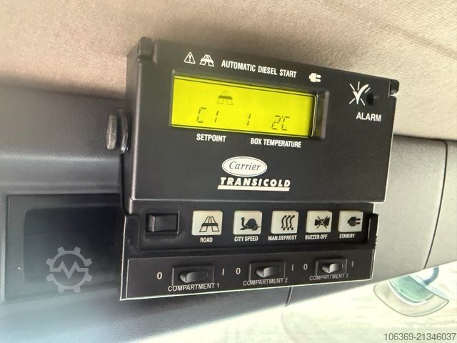 Kühlkoffer-LKW SCANIA P320 6x2*4 Carrier Supra 1250 Mt 9.50 m. box