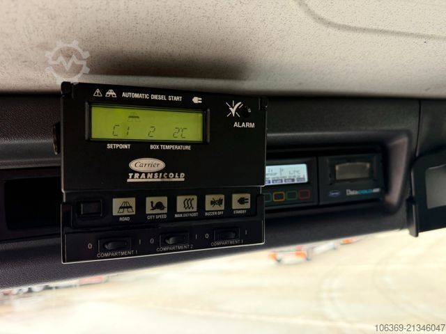 Kühlkoffer-LKW SCANIA P250 4x2 Carrier Supra 950 mt. 8,7 m Box