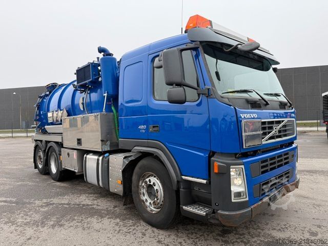 Saugwagen VOLVO FM 420 6x2*4 EEV Interconsult 12.700 l Stainless