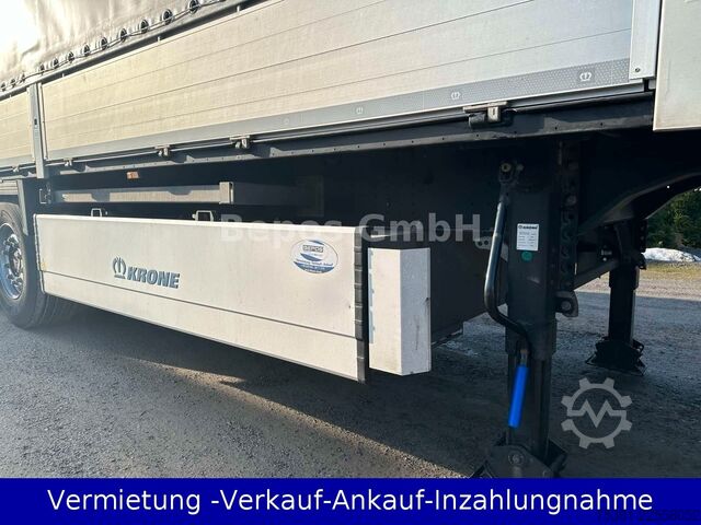 Auflieger mit Pritsche & Plane KRONE SD - Profi Liner-PK-SAF-Bordwandsieder-Rungen