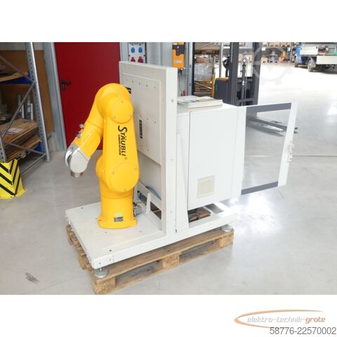 Component  Stäubli TX90 industrieller Roboterarm mit kompletter Steuerung und Bedienpanel