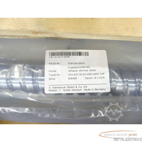 Component Steinmeyer für Schaudt Mikrosa 1414.537 P3P Kugelgewindetrieb - ! -