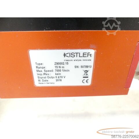 Component  Stöger 9278 Schraubautomat SN: SES003743 mit 2 x Kistler Z90002.15 Sensoren