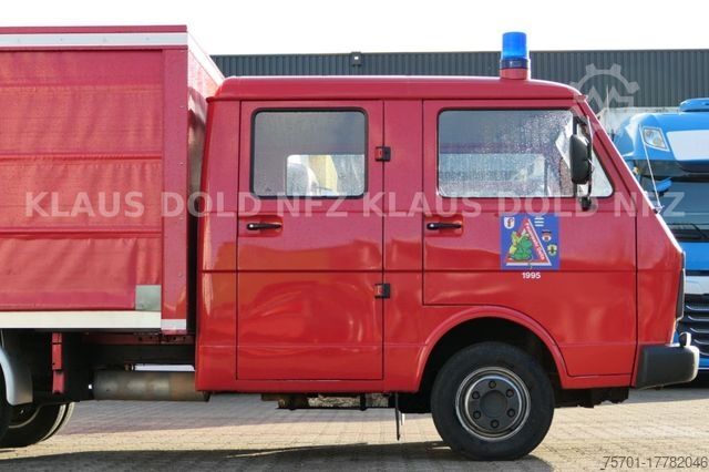 Transporter mit Pritsche & Plane VOLKSWAGEN LT 35 Feuerwehr Doppelkabine Orig. 13.000 km TOP