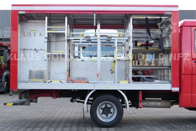 Transporter mit Pritsche & Plane VOLKSWAGEN LT 35 Feuerwehr Doppelkabine Orig. 13.000 km TOP