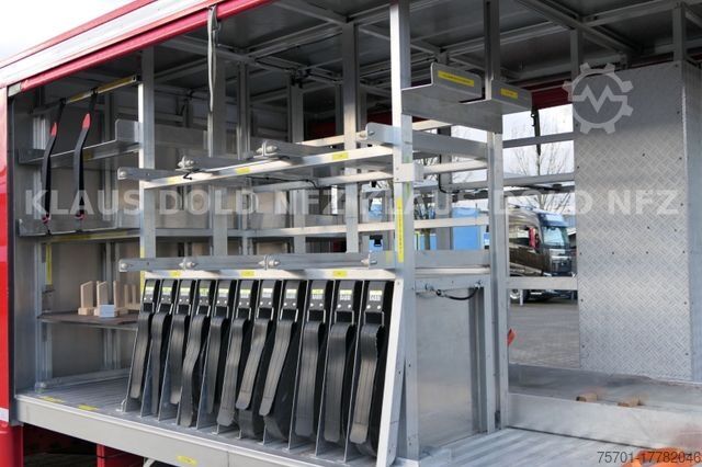 Transporter mit Pritsche & Plane VOLKSWAGEN LT 35 Feuerwehr Doppelkabine Orig. 13.000 km TOP