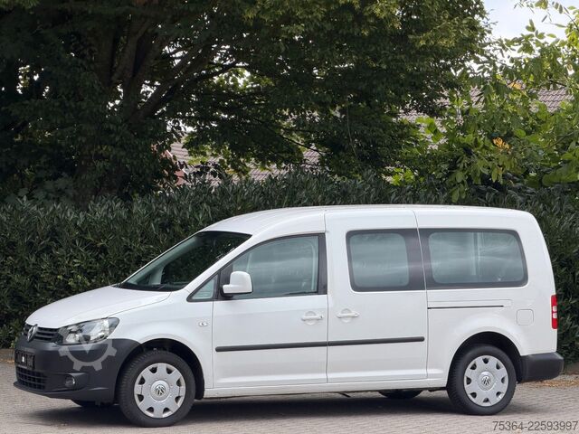 Kleinbus VW Caddy Maxi 1.6 Tdi 5 Sitze Rollstuhlrampe Klima